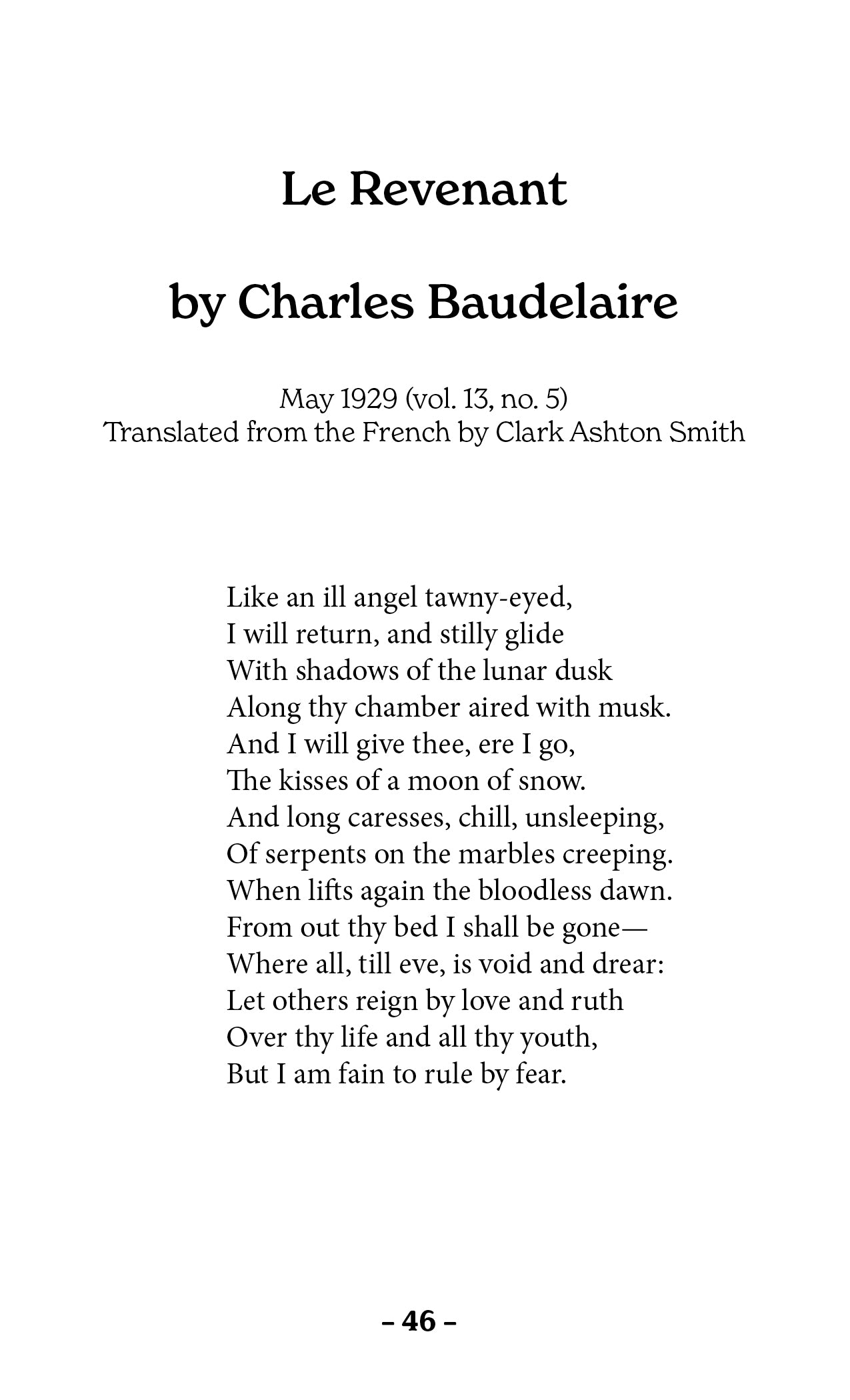 Night Fears: Weird Tales in Translation