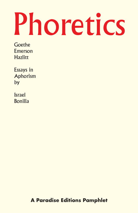 Phoretics - Israel Bonilla