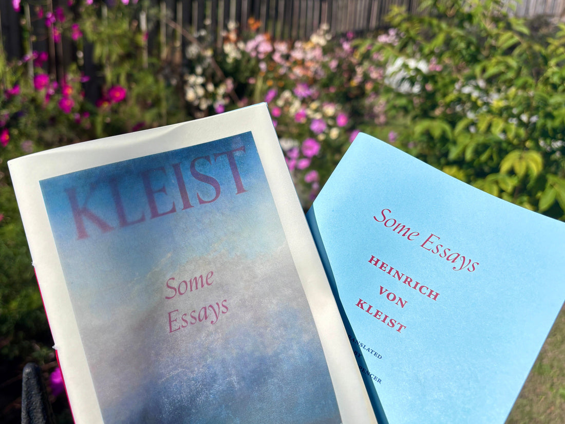 Some Essays by Heinrich von Kleist Now Available!