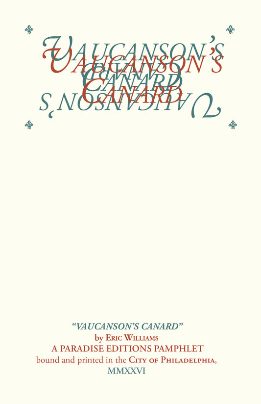 Vaucanson's Canard - Eric Williams