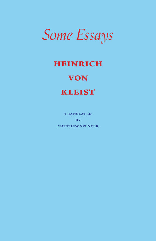 Some Essays - Heinrich von Kleist (Digital)