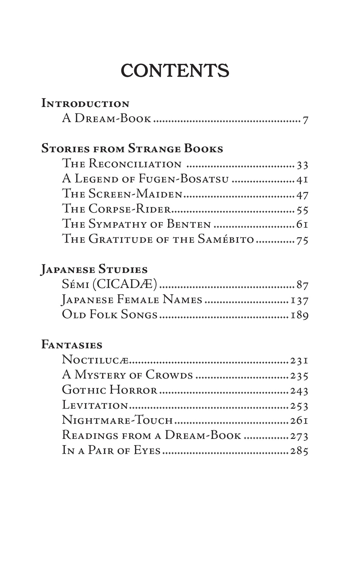 Shadowings by Lafcadio Hearn