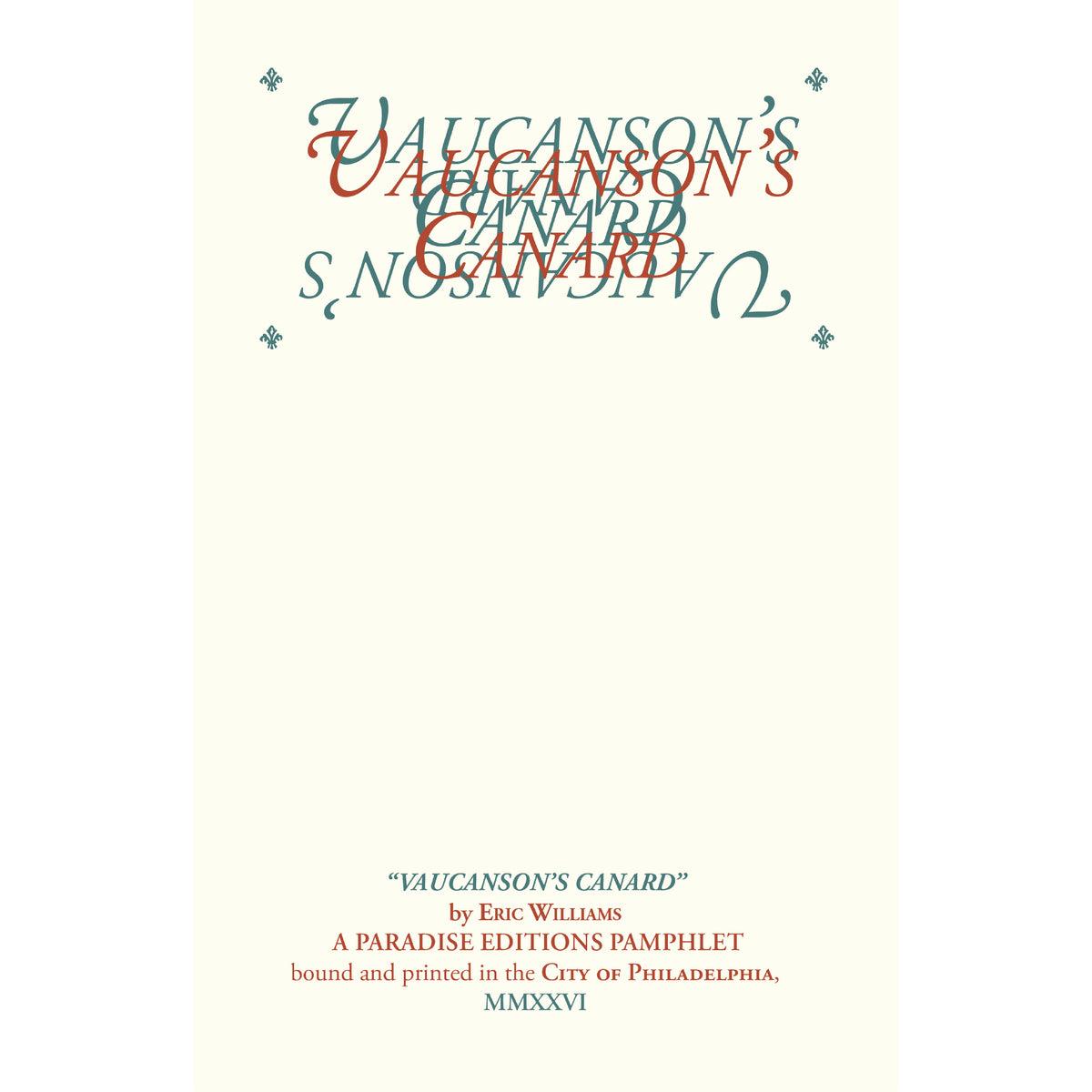 Vaucanson's Canard - Eric Williams
