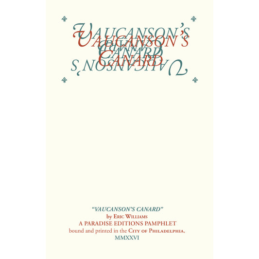 Vaucanson's Canard - Eric Williams